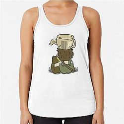 Greg and The Frog - Over the Garden Wall Racerback Tank Top