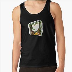 Cute Pottery Shed in the Garden- Aunt P Tank Top