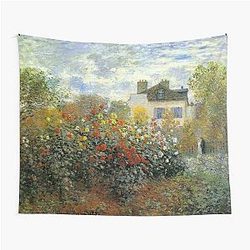 Claude Monet - The Garden At Argenteuil - Aka The Dahlias Tapestry