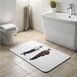 The Garden LA 2201 - Formed by twin brothers Wyatt and Fletcher Shears The Garden Bath Mats