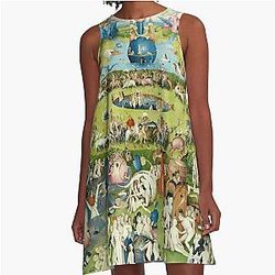 The Garden of Earthly Delights by Hieronymus Bosch A-Line Dress