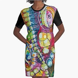 Hope "series in the garden" Graphic T-Shirt Dress