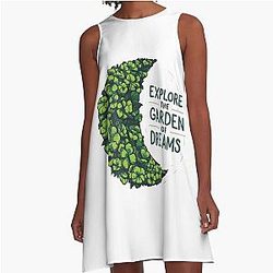 Explore the Garden of Dreams A-Line Dress