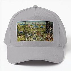 The Garden of Earthly Delights by Hieronymus Bosch (1480-1505) Baseball Cap