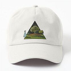 Woman in the garden Claude Monet Minimalist Triangle Dad Hat