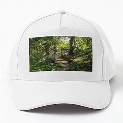 Bridge In The Garden Baseball Cap