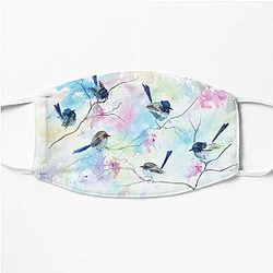 Fairies in the garden  Flat Mask