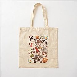 Over the Garden Wall Pattern Cotton Tote Bag