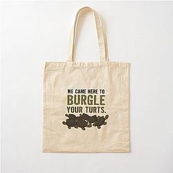 "Burgle Your Turts" - Over the Garden Wall turtles Cotton Tote Bag