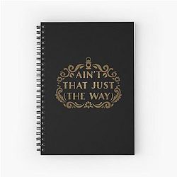 ain't that just the way, over the garden wall, pumpkin, lantern Spiral Notebook