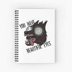 Over the Garden Wall -- "You Have Beautiful Eyes"  Spiral Notebook