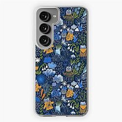 April showers. Cute cats in the garden Samsung Galaxy Soft Case