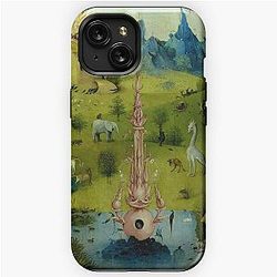Hieronymus Bosch "The Garden of Earthly Delights" - The Heaven or The Creation iPhone Tough Case