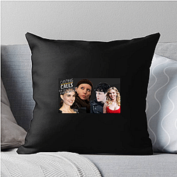 The Girl with the Dragon Tattoo Lisbeth Salander And Mikael Blomkvist The Girl With The Dragon Tattoo Pillows Cover