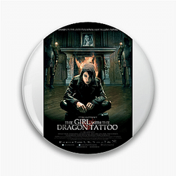 The Girl with the Dragon Tattoo Always Dark Always Mysterious The Girl With The Dragon Tattoo Pins