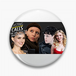 The Girl with the Dragon Tattoo Lisbeth Salander And Mikael Blomkvist The Girl With The Dragon Tattoo Pins