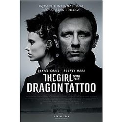 The Girl with the Dragon Tattoo Movie Poster 2 Sided Original Rare Int'l 27x40
