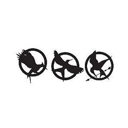 The Hunger Games Mockingjay Vinyl Decal for Living Room, Windows, Doors, Wall Decoration Sticker 4.5 x 12.6