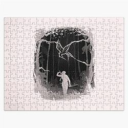 Hunger Games Wood Black Jigsaw Puzzle