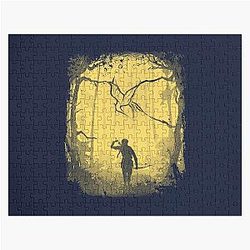 Hunger Games Woods Yellow Jigsaw Puzzle