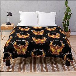 Mockingjay - If We Burn, You Burn With Us Throw Blanket