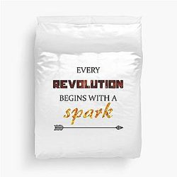 The Hunger Games Spark Duvet Cover