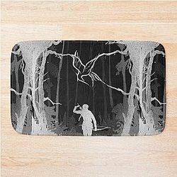 Hunger Games Wood Matte Black Bath Mat