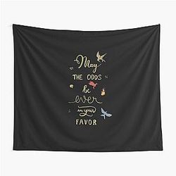 Hunger Games quality calligraphy Tapestry