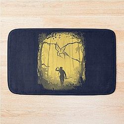 Hunger Games Wood Yellow Bath Mat