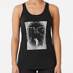 Hunger Games Matte Black Racerback Tank Top