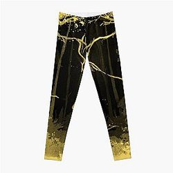 Hunger Games Wood Black Leggings