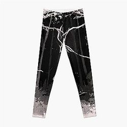 Hunger Games Wood Black Pink Leggings