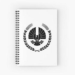 The Hobbit Panem symbol - Hunger Games Spiral Notebook