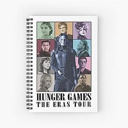 Eras Tour The Hunger Game Spiral Notebook