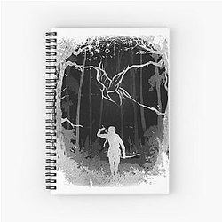 Hunger Games Woods Spiral Notebook