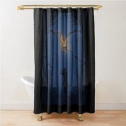 Hunger Games Wood Shower Curtain
