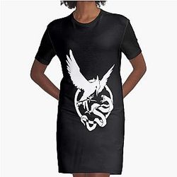 The Hunger Games: The Ballad of Songbirds and Snakes white version Graphic T Shirt Dress
