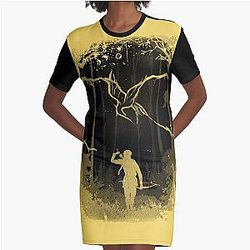Hunger Games Woods Graphic T-Shirt Dress