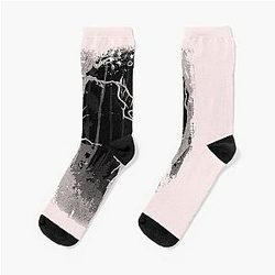 Hunger Games Woods - Black Pink Socks