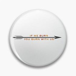 Hunger Games Arrow Quote Pin