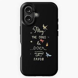 Hunger Games quality calligraphy iPhone Tough Case