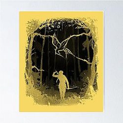 Hunger Games bossen Zwarte poster