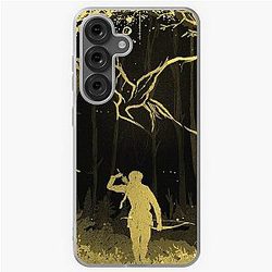 Hunger Games Wood Black Yellow Samsung Galaxy Case