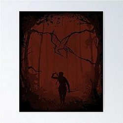 The Hunger Games Woods Poster 

(The Black and Red words were removed because they were in sequence)