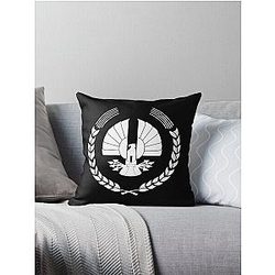 Panem symbol Hunger Games Throw Pillow
