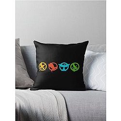 The Hunger Games Mockingjay Throw Pillow