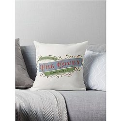 The Stephen Covey in the Hunger Games district 12 throw pillow.