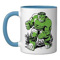 Marvel The Incredible Hulk Ceramic Mug Blue/White