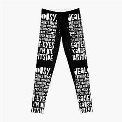 Mr Brightside   The Killers Lyrics Leggings RB0301