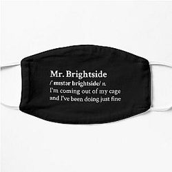Mr. Brightside by The Killers Black Flat Mask RB0301